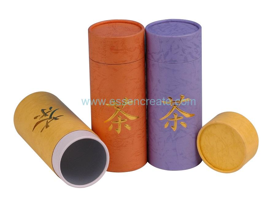 Custom Food Grade Chinese Tea Packaging Paper Tube 