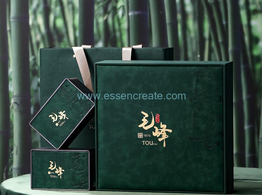 square tea tin box packaging