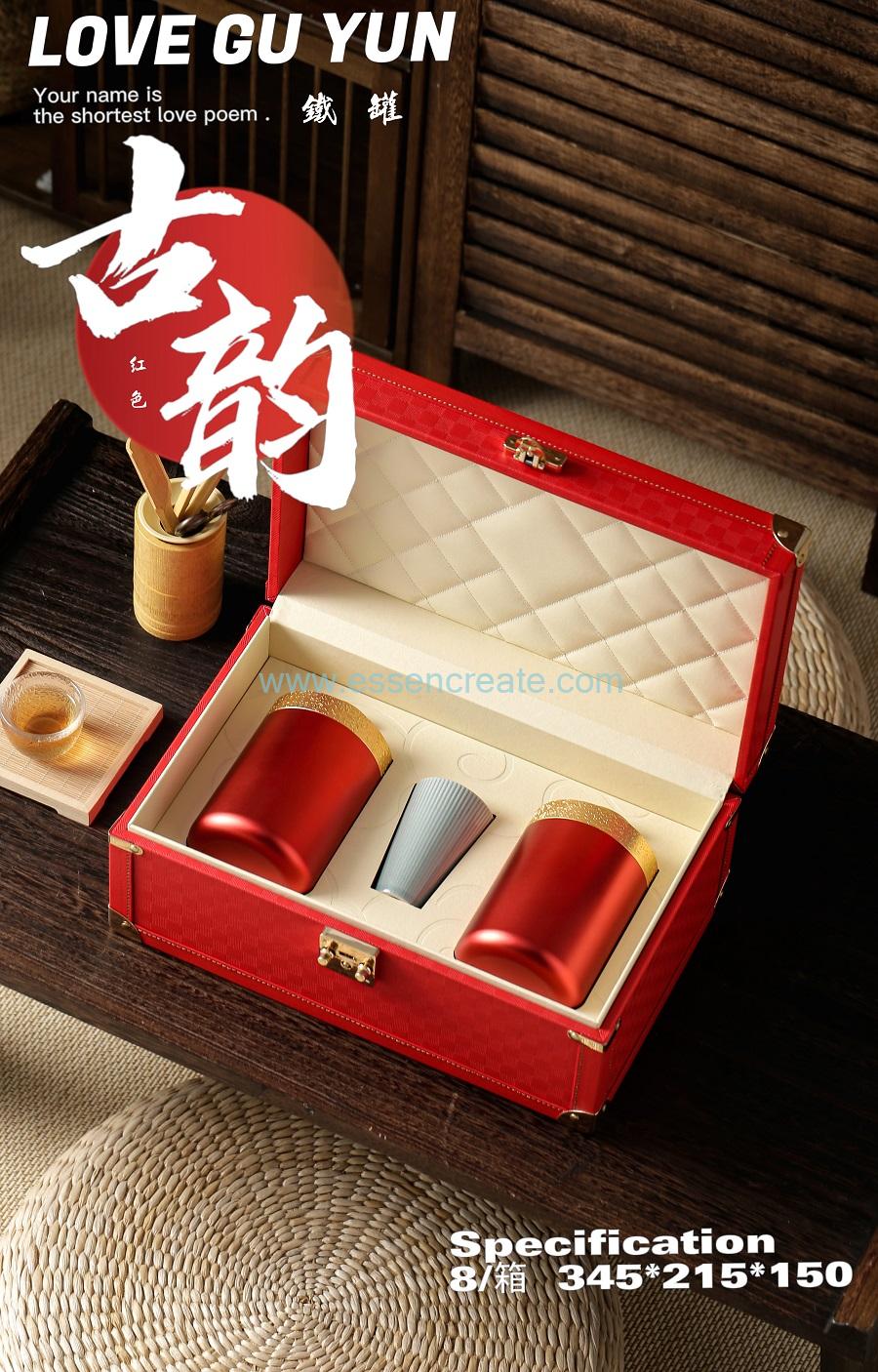 box leather red crocodile leather