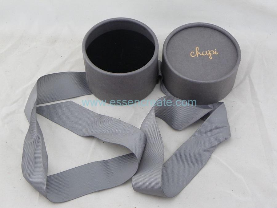 candle box packaging with logo for paper tube box