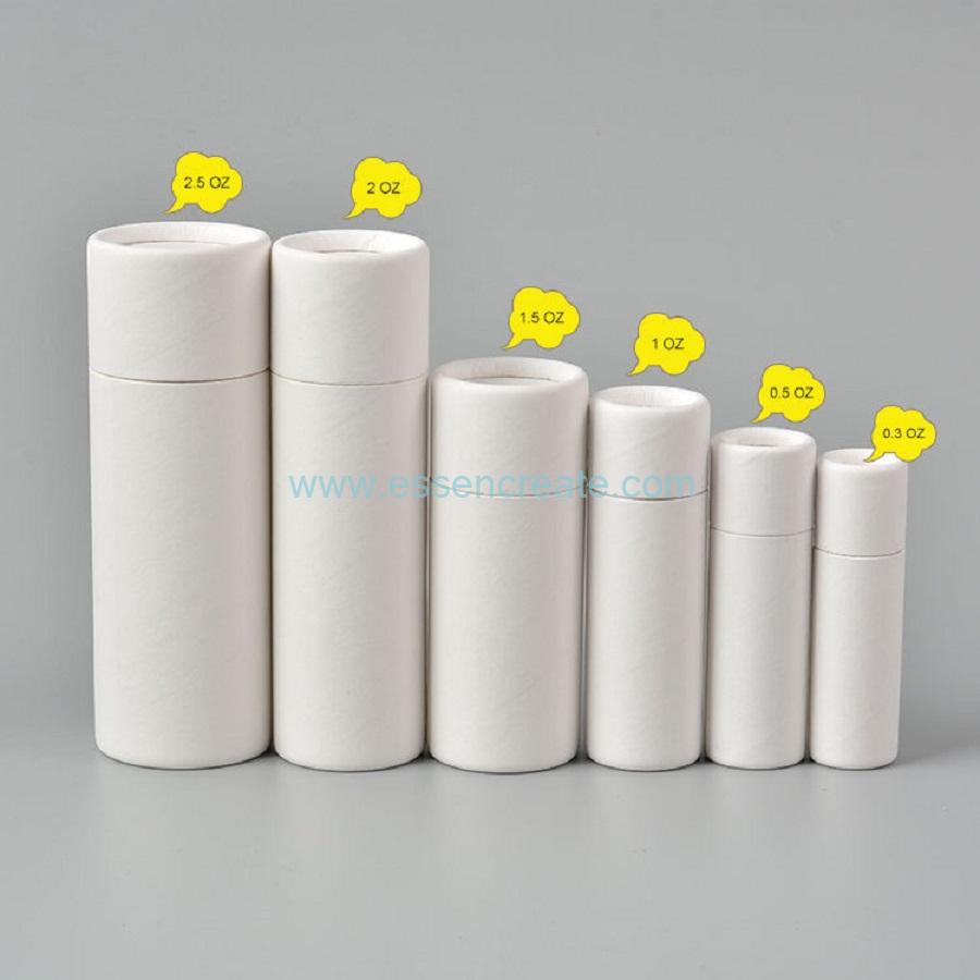 luxury recycled custom paper cylinder tube packagi