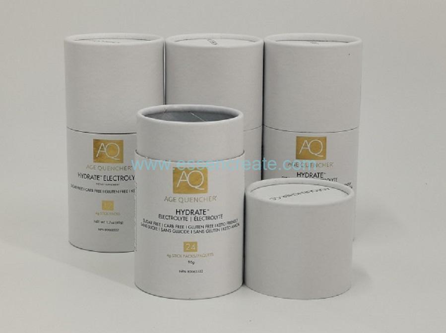 aluminum paper tube for snack food