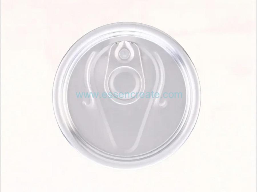 easy open end clear pet plastic cans for drink