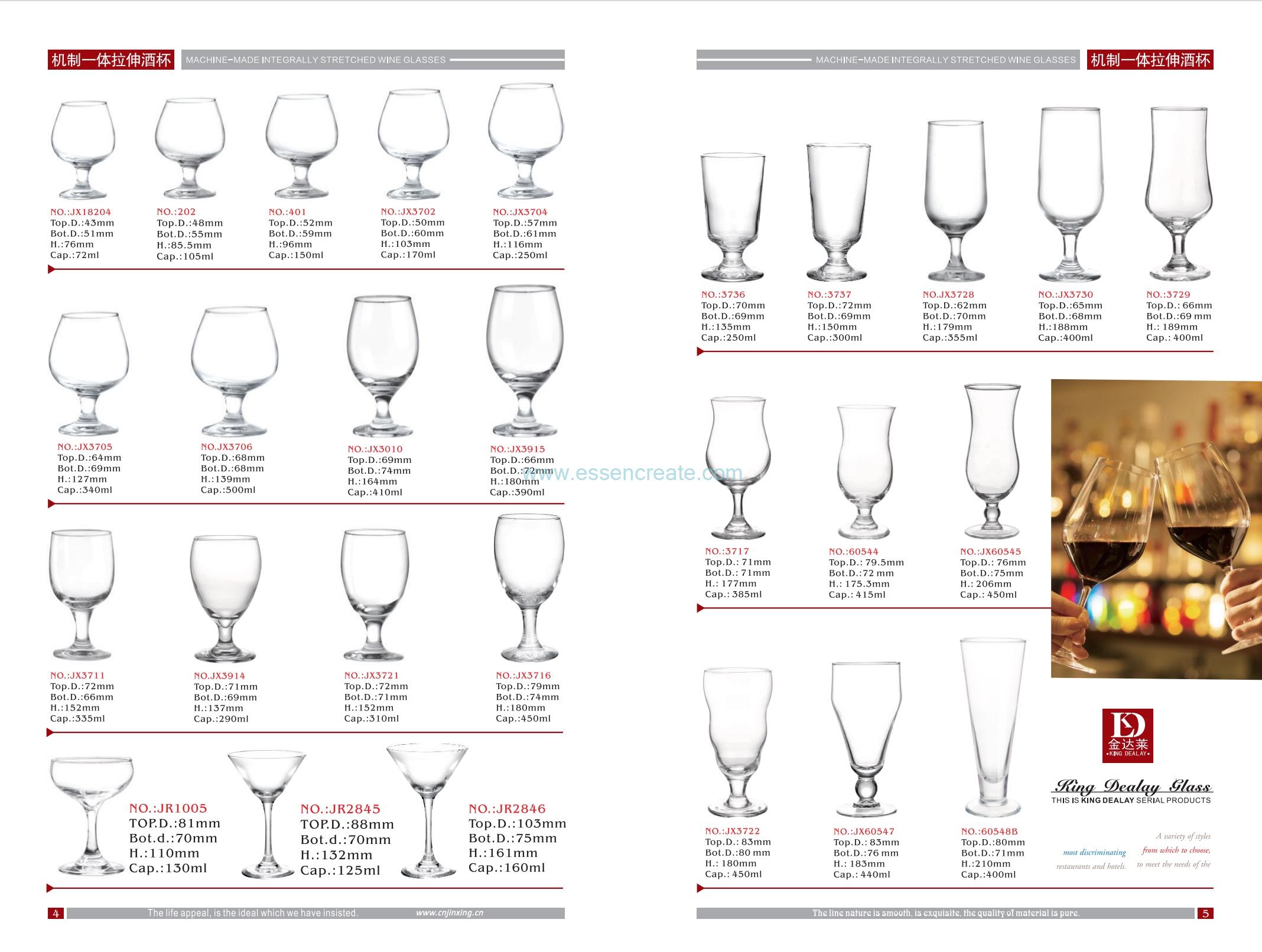 Wine Standing Glasses