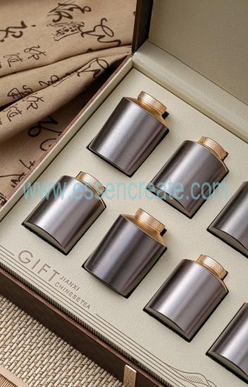 Gift Box With Ten Small Jars