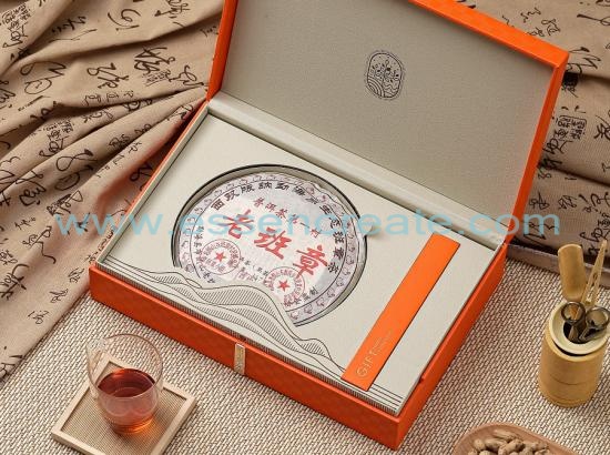 Leather Tea Cake Gift Box