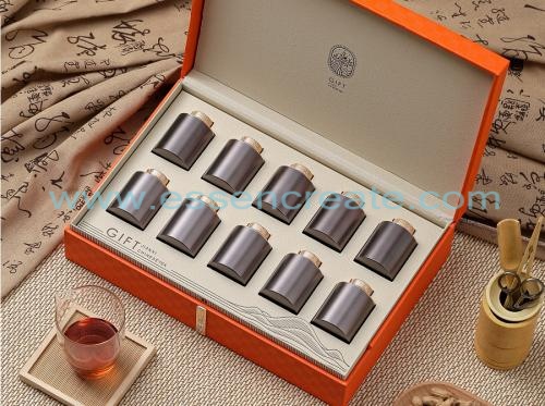 Gift Box With Ten Small Jars