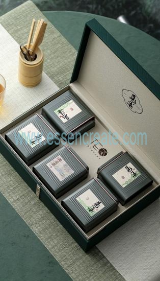 The Gift Box Has Five Small Jars