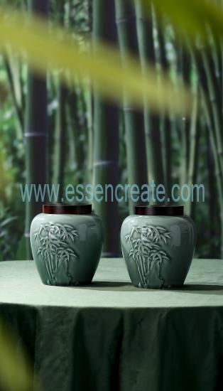 Xinyang Maojian Gift Box And Double Porcelain Jar