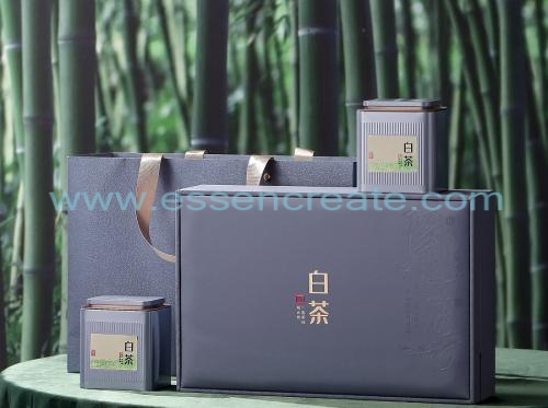 White Tea Gift Box With Five Small Tins