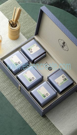 White Tea Gift Box With Five Small Tins