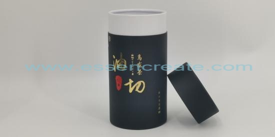 Oolong Tea Round Paper Can Packaging