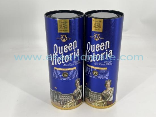 Custom Red Wine Round Paper Cans