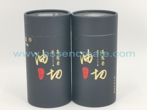 Oolong Tea Round Paper Can Packaging