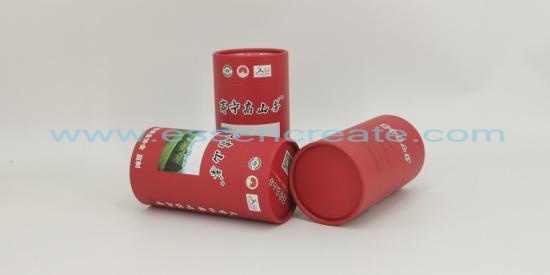 Rolled Edge Paper Cans Round Tea Cans