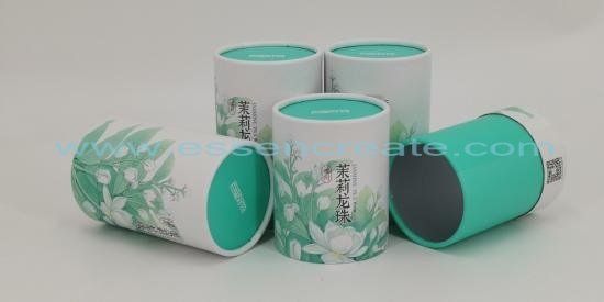 Pearl Tea Round Paper Can Packaging