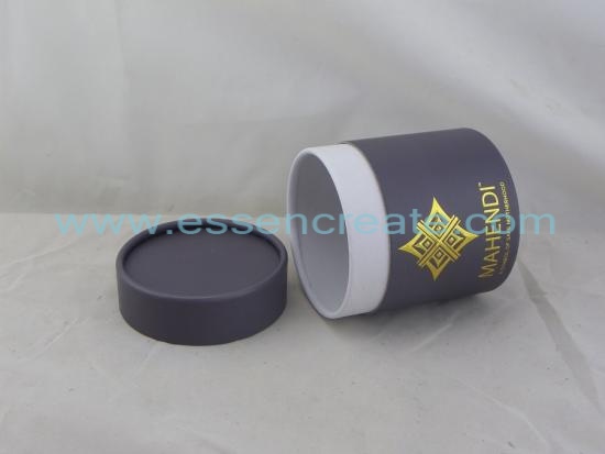 Candle Wrapping Round Paper Tin
