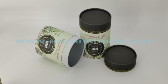 Round Rolled Edge Paper Can Packaging