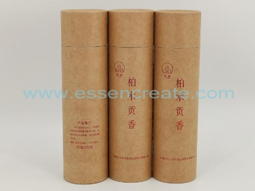 Cypress Wood Incense Round Pipe Packaging Cans