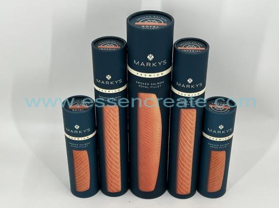 Food Grade Salmon Paper Can Packaging