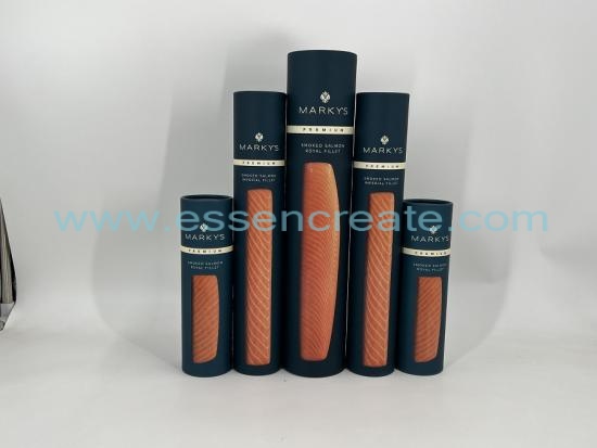 Food Grade Salmon Paper Can Packaging