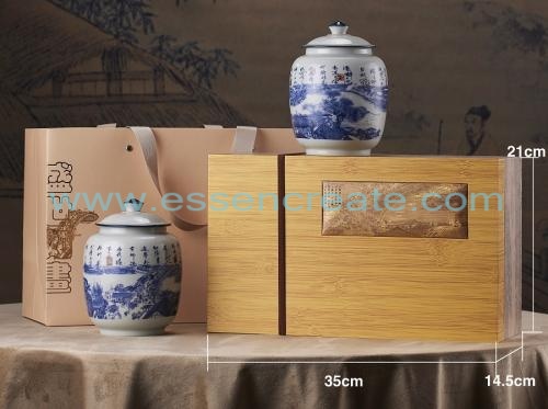 Ceramic Pot Double Gift Box Packaging