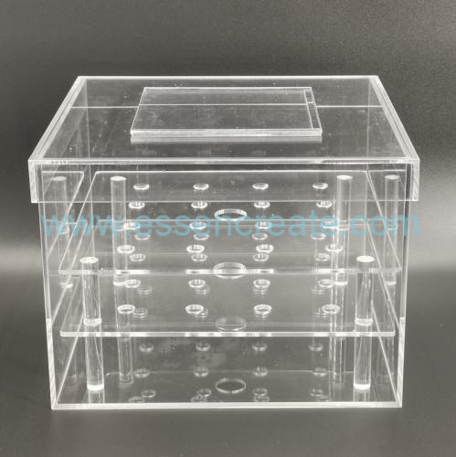 Two Tiers 16 Holes Acrylic Flower Box