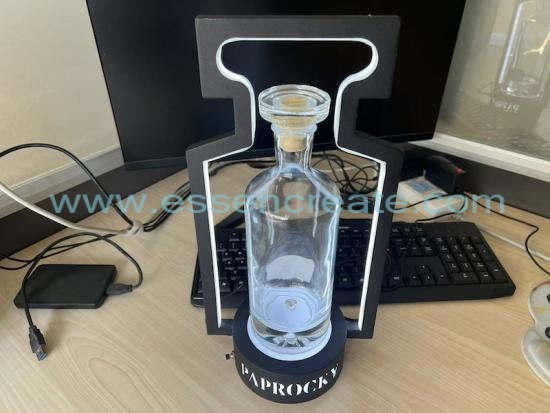 Metal Acrylic Beverage Display Rack